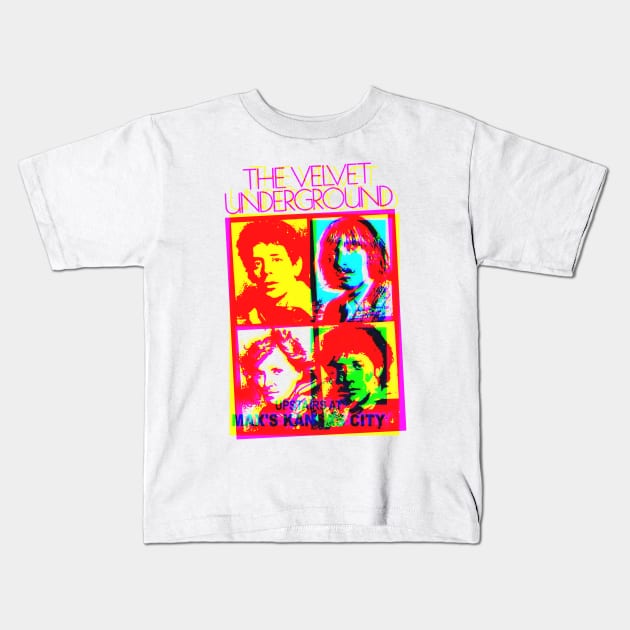 The Velvet Underground Kids T-Shirt by HAPPY TRIP PRESS